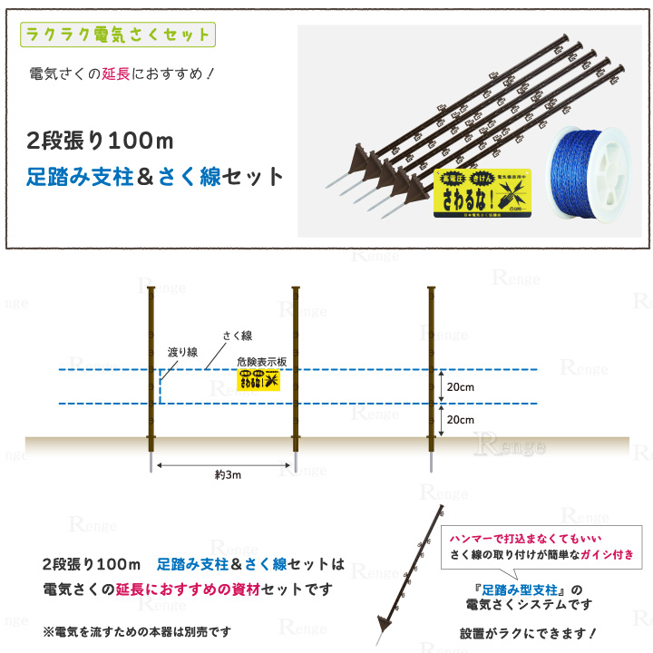 国内在庫 電気柵用さく線 PS520B タイガー fucoa.cl